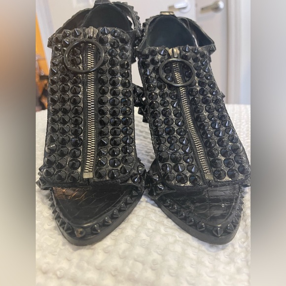 Givenchy Croc Spiked Gladiator Sandals EU 38.5 - Picture 8 of 10